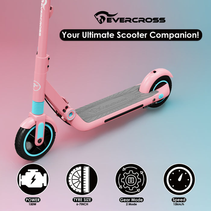 Evercross Kids Electric Scooter | Pink