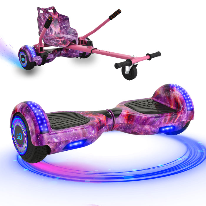 HOVERBOARD & HOVERKART BUNDLES SET | GALAXY PINK