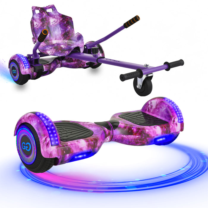 HOVERBOARD & HOVERKART BUNDLES SET | GALAXY PURPLE