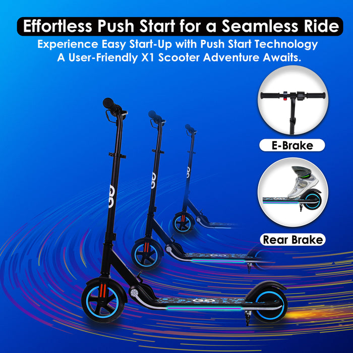 X1 Electric Scooter (Black) | From Hoverboard Store