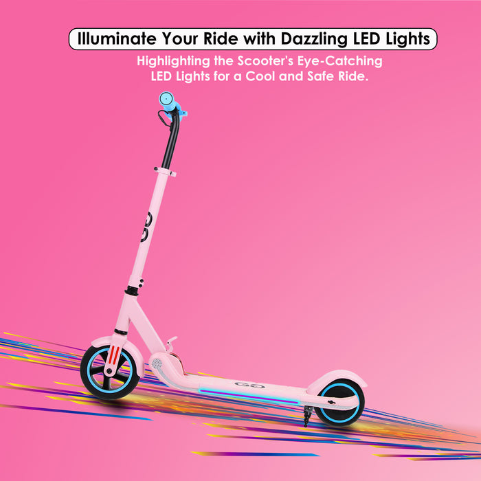 Princess Pink X1 Kids Electric Scooter
