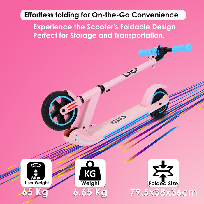 Princess Pink X1 Kids Electric Scooter