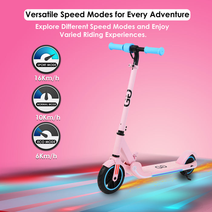 Princess Pink X1 Kids Electric Scooter