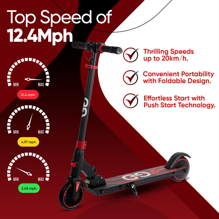Midnight Red X2 Teenager Electric Scooter