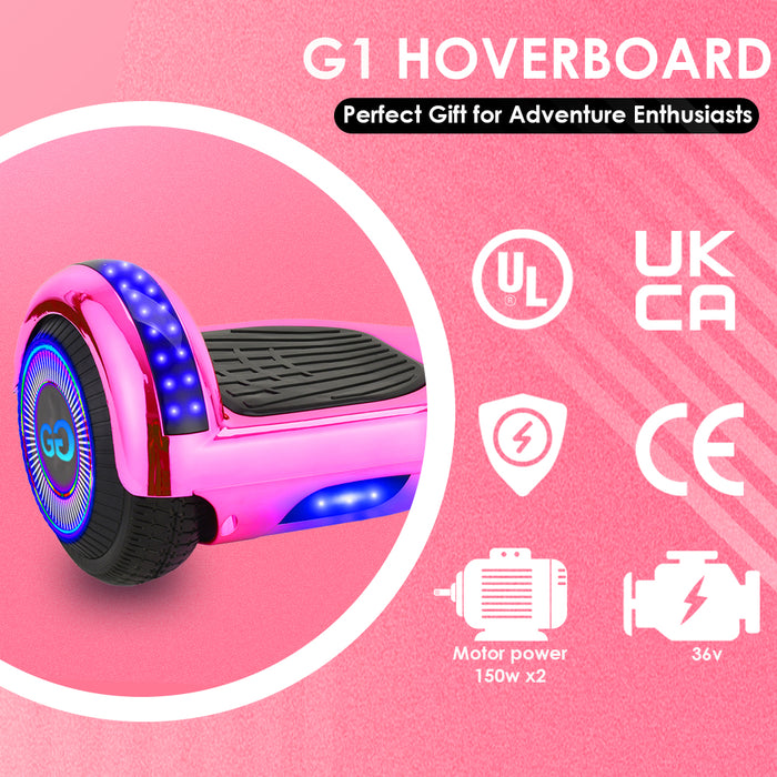 HOVERBOARD & HOVERKART BUNDLES SET | CHROME PINK
