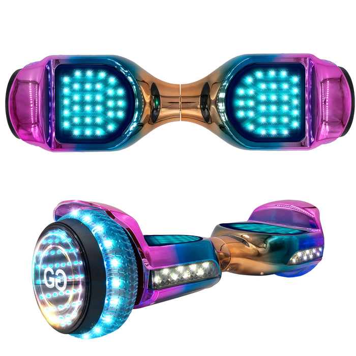 G63 Infinity Wheels App Enabled Hoverboard - Chromatic Magenta