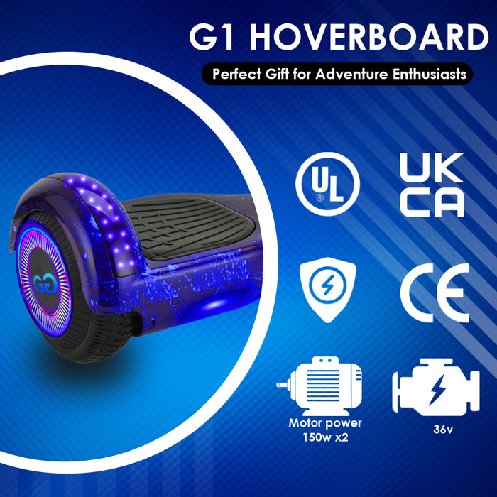 HOVERBOARD & HOVERKART BUNDLES SET | GALAXY BLUE
