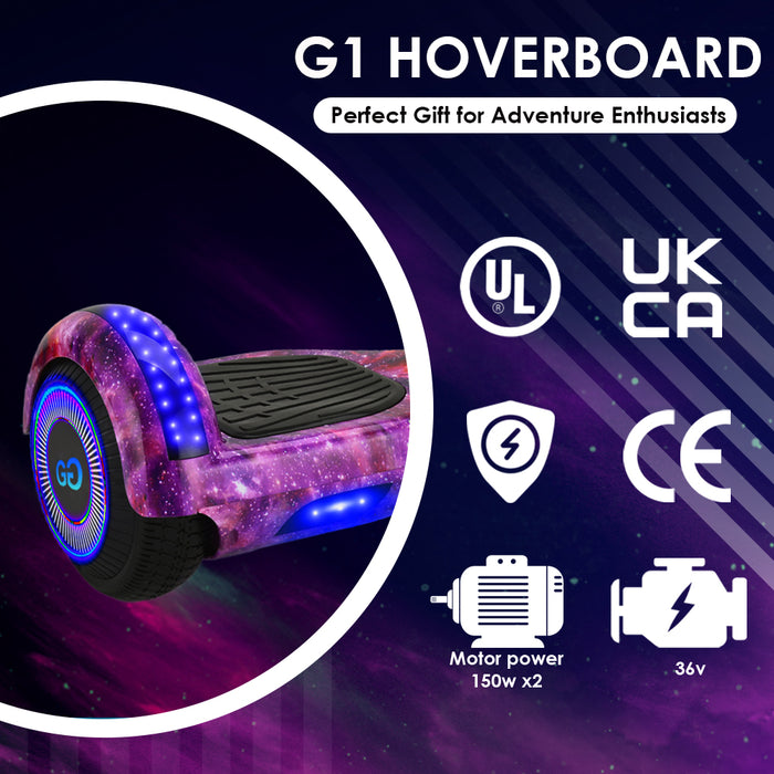 HOVERBOARD & HOVERKART BUNDLES SET | GALAXY PINK