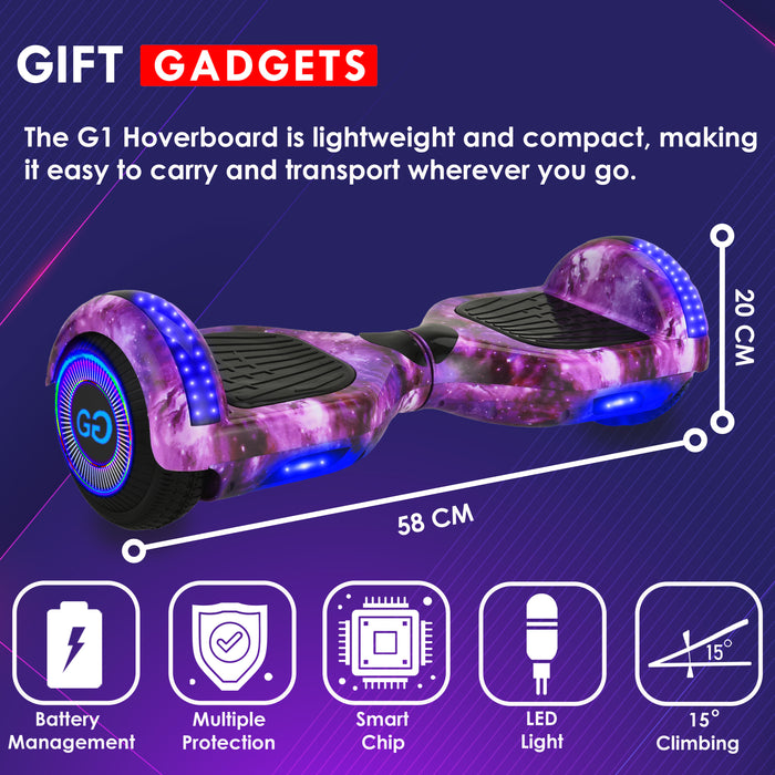 HOVERBOARD & HOVERKART BUNDLES SET | GALAXY PURPLE