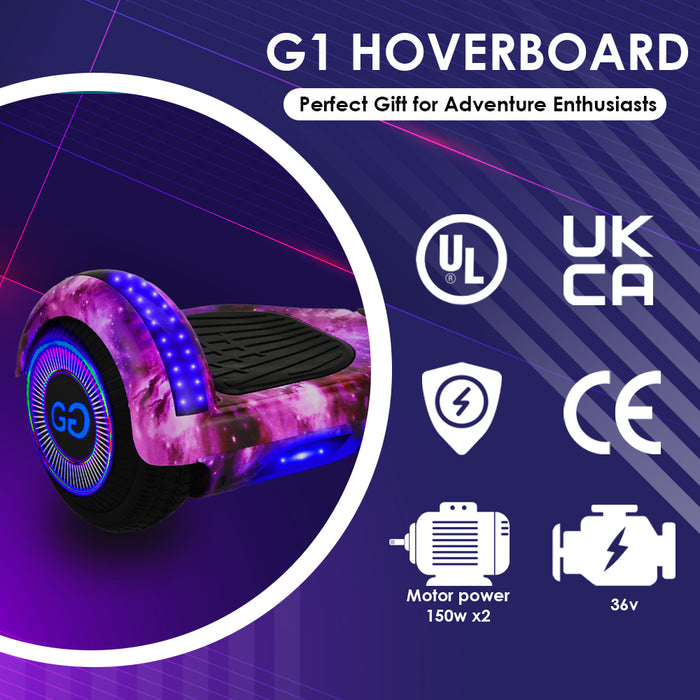 HOVERBOARD & HOVERKART BUNDLES SET | GALAXY PURPLE