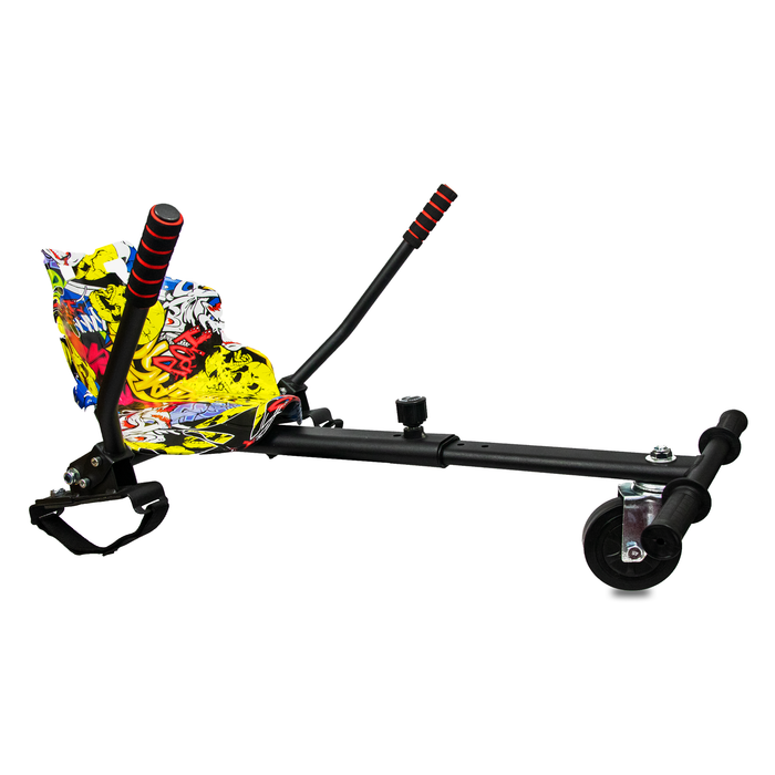 Graffiti Yellow Hoverkart Kart Frame Accessory | For Hoverboards