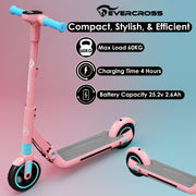 Evercross Kids Electric Scooter Pink – View 1 UK