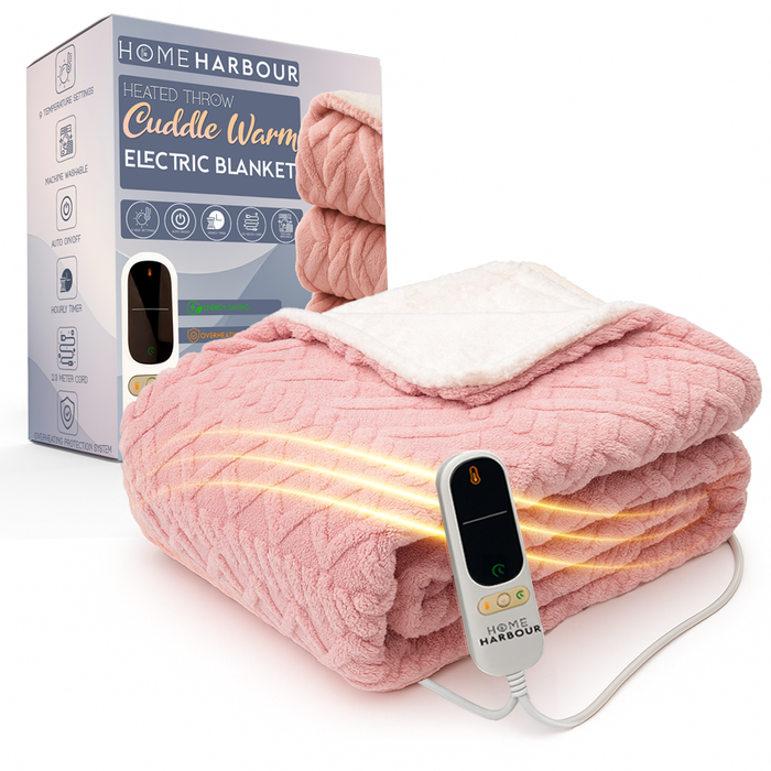 Home Harbour Cuddle Warm Electric Heated Throw