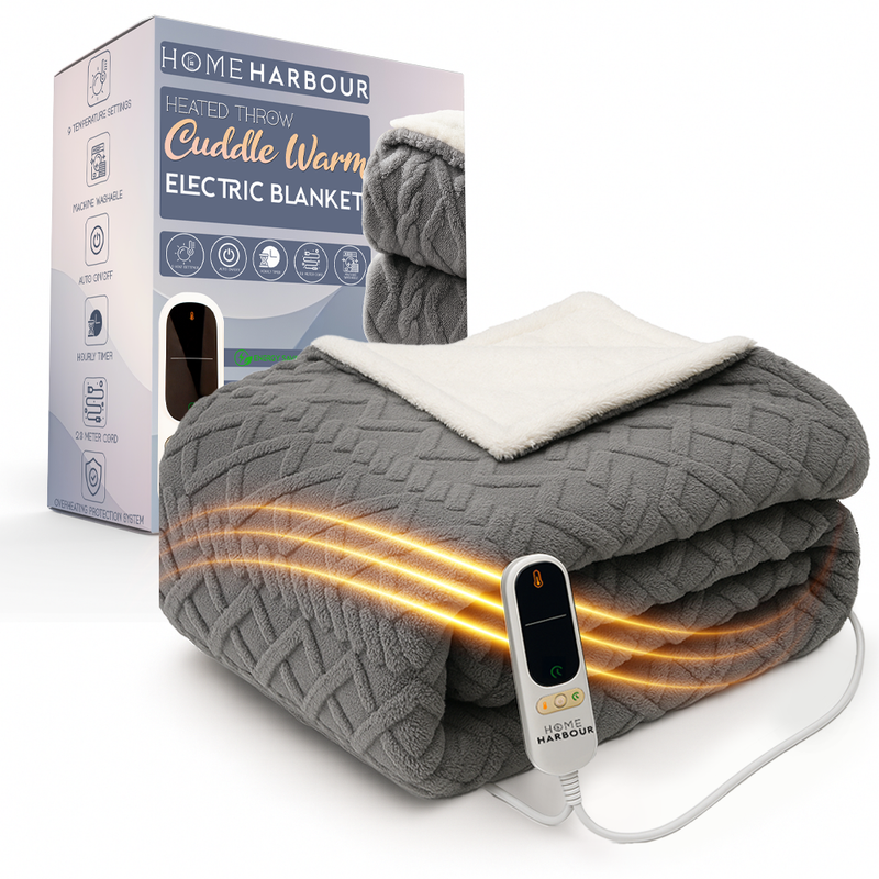 Home Harbour Cuddle Warm Electric Heated Throw
