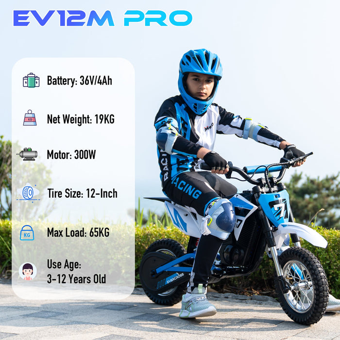 Evercross EV12M Kids Ride On Motorcycle | Blue