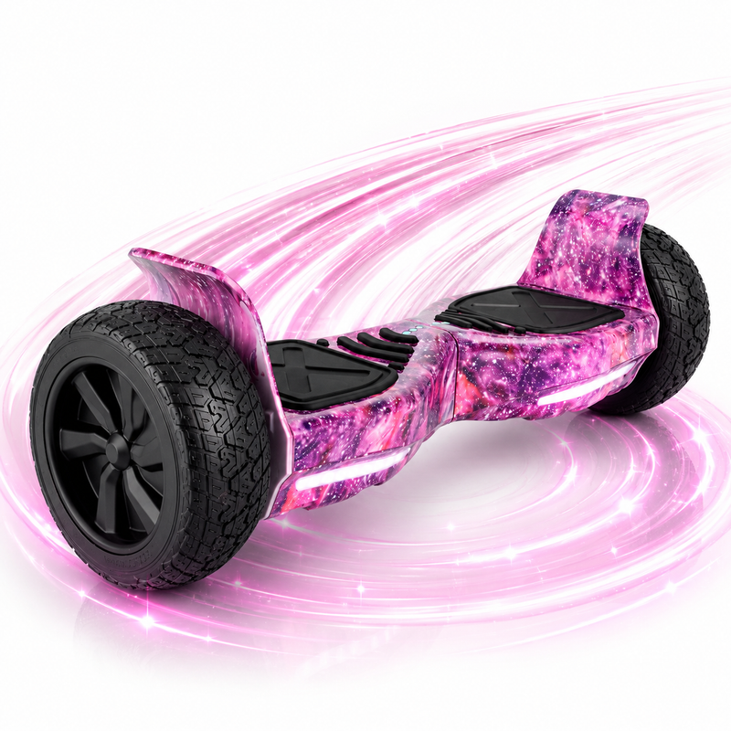 Off Road All Terrain Galaxy Pink Hoverboard 8.5 inch – UK
