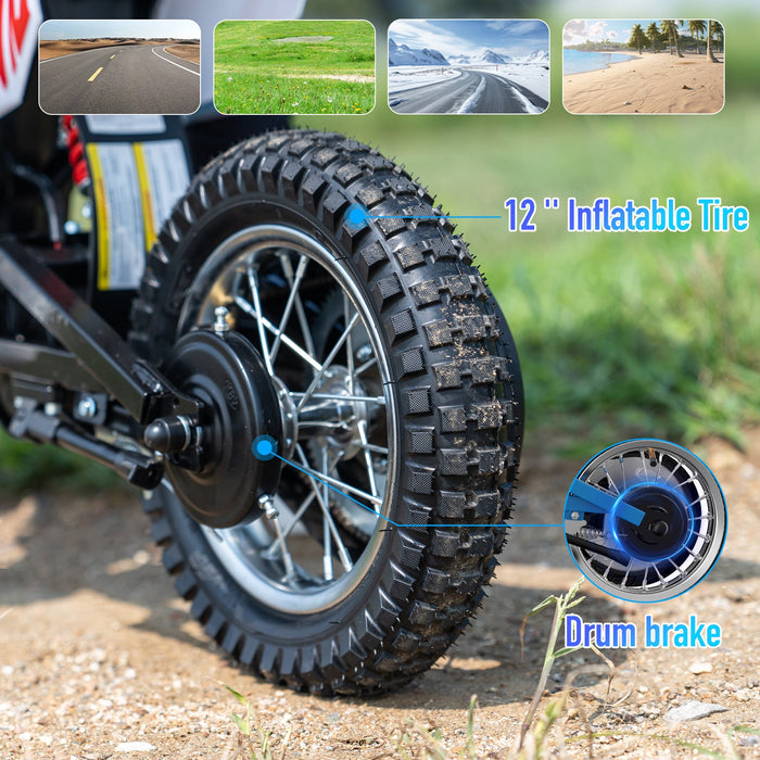 Kids Electric Motorcycle | Red Evercross EV12M