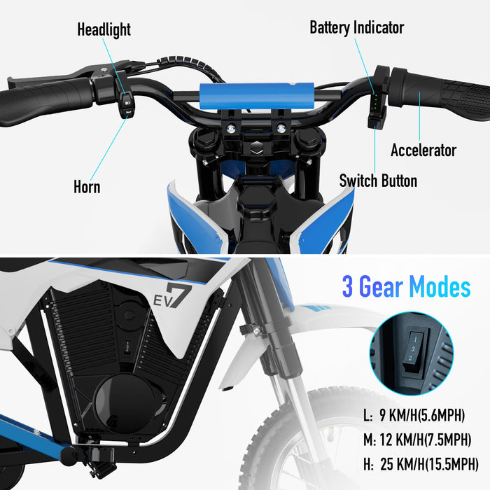 Kids Electric Motorcycle | Red Evercross EV12M