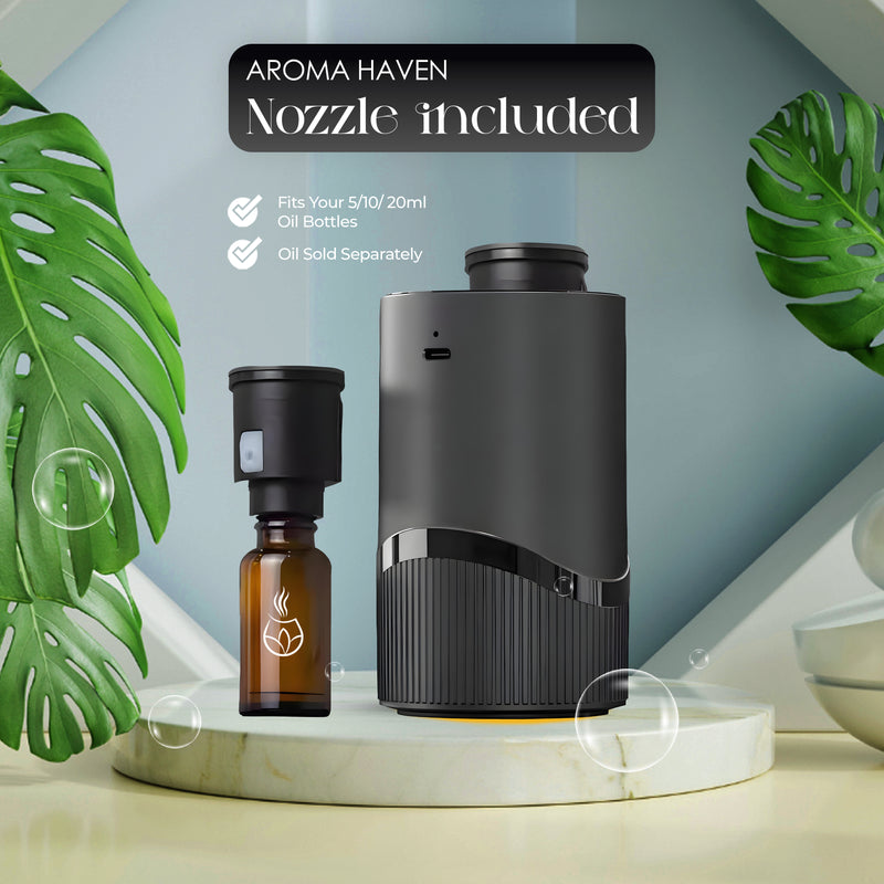 S4 ScentGlide Black Waterless Diffuser With Oil Sets