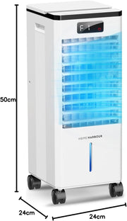 Home Harbour Breeze Maxx Portable Air Cooler – 3-in-1 Windowless Cooling Fan with Remote & 4.5L Tank – UK