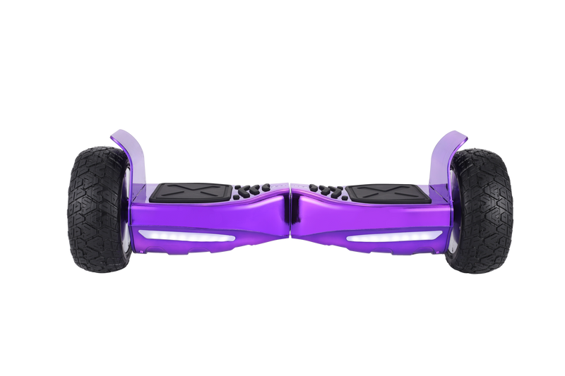 Off Road All Terrain Chrome Purple Hoverboard 8.5 inch