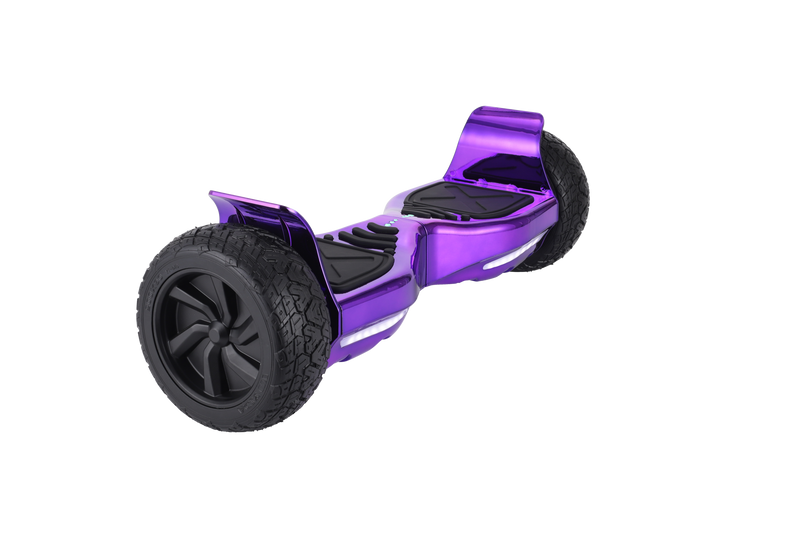Off Road All Terrain Chrome Purple Hoverboard 8.5 inch