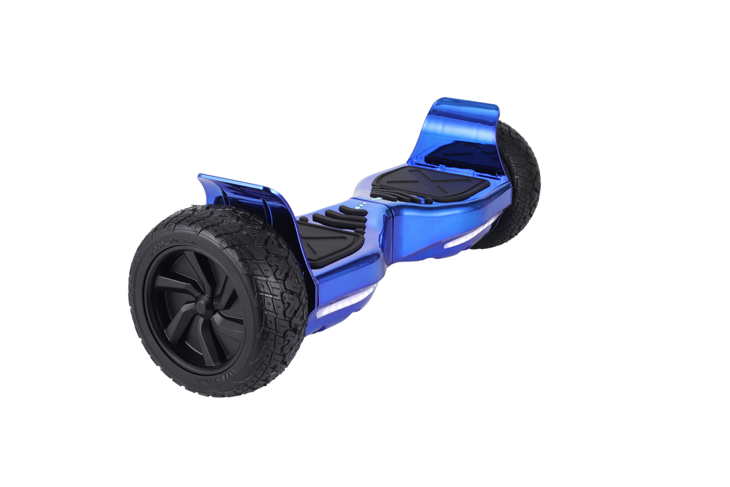 Off Road All Terrain Chrome Blue Hoverboard 8.5 inch