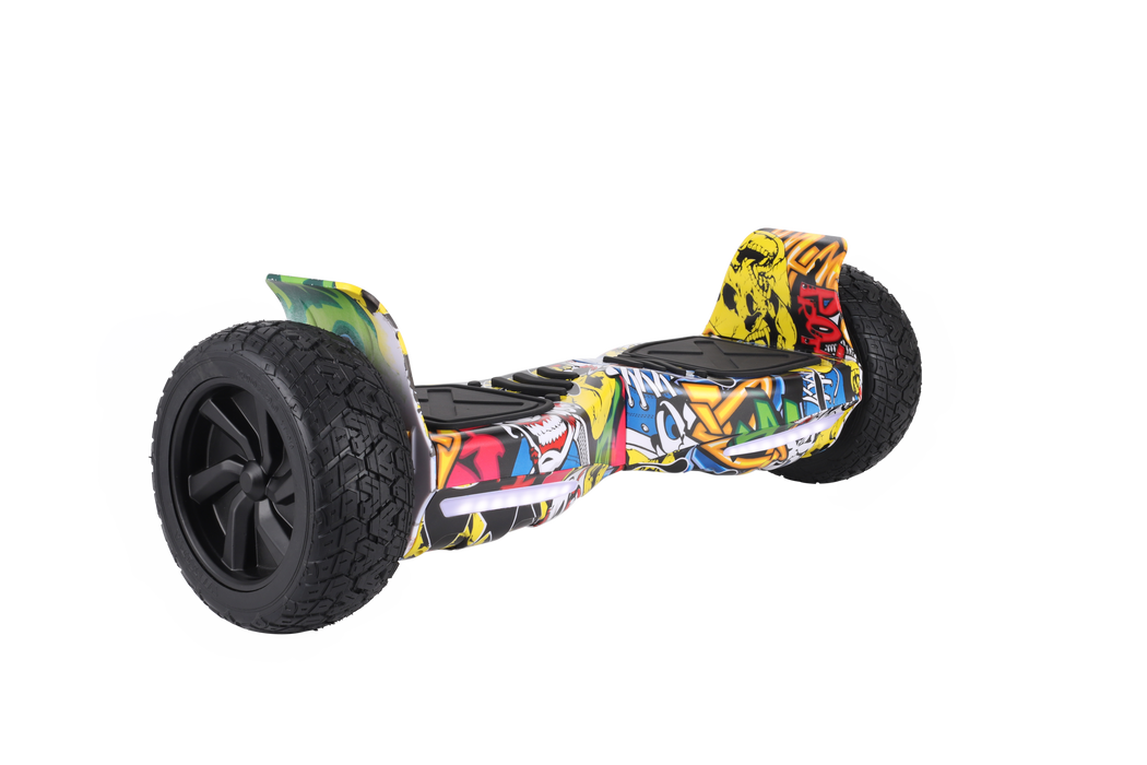 Off Road All Terrain Graffiti Yellow Hoverboard 8.5 inch