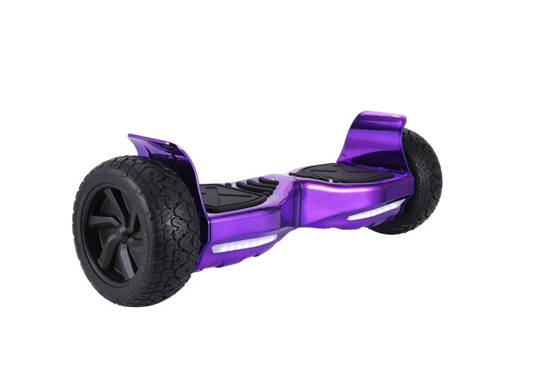Off Road All Terrain Chrome Purple Hoverboard 8.5 inch