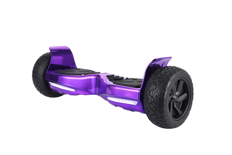 Off Road All Terrain Chrome Purple Hoverboard 8.5 inch