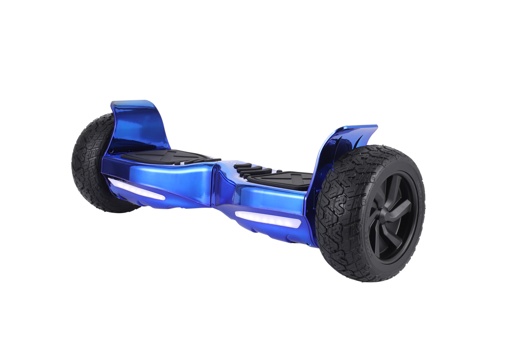 Off Road All Terrain Chrome Blue Hoverboard 8.5 inch