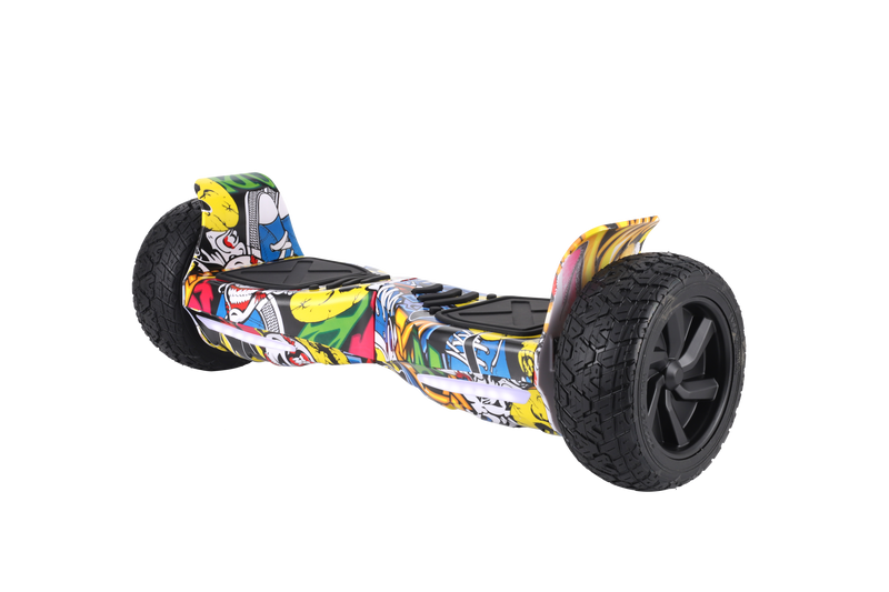 Off Road All Terrain Graffiti Yellow Hoverboard 8.5 inch
