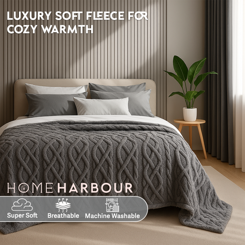 Home Harbour Cuddle Warm Electric Heated Throw