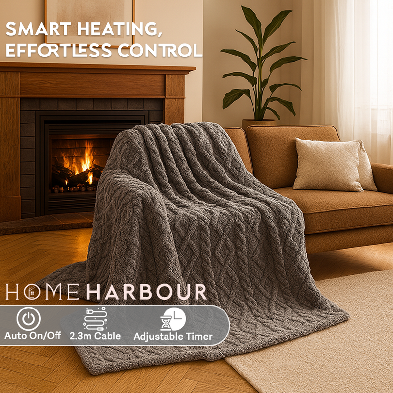 Home Harbour Cuddle Warm Electric Heated Throw