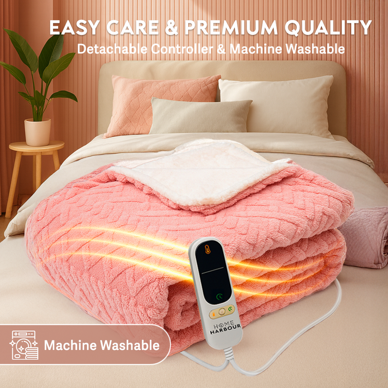 Home Harbour Cuddle Warm Electric Heated Throw