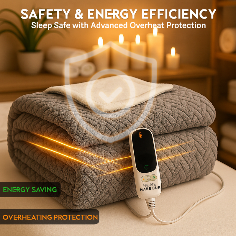 Home Harbour Cuddle Warm Electric Heated Throw