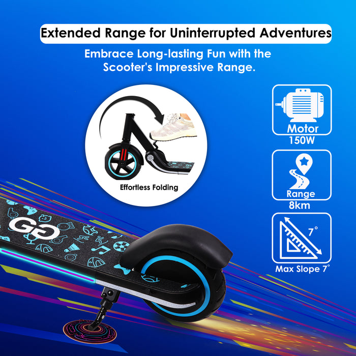 X1 Black Kids Electric Scooter