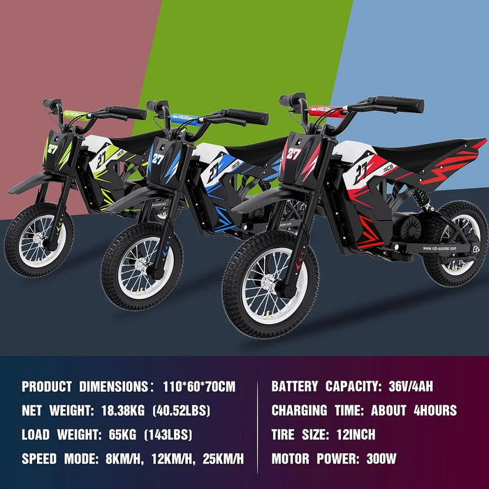 Electric Kids Motorcycle | RED - RCB R9X