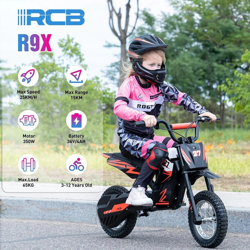 Electric Kids Motorcycle | GREEN - RCB R9X