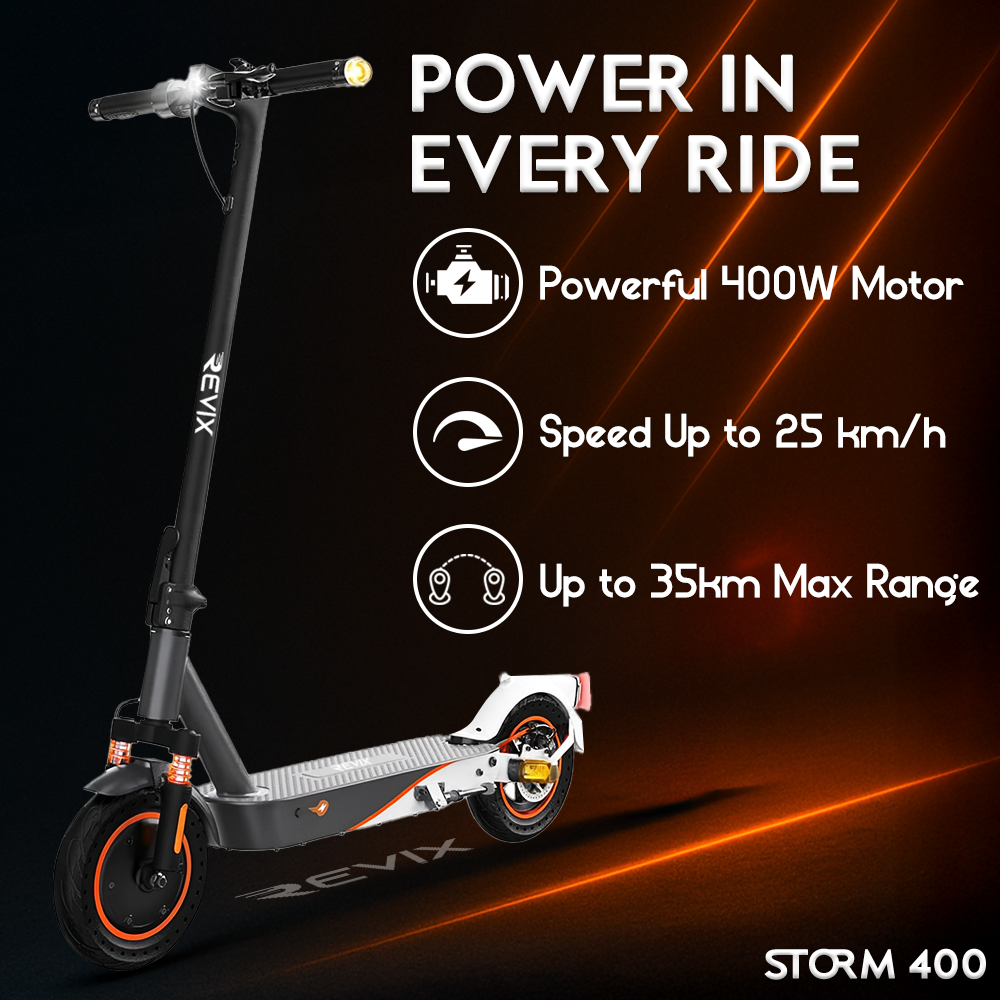 Revix S400 Electric Scooter For Adults Foldable & App Enabled – Lifestyle UK