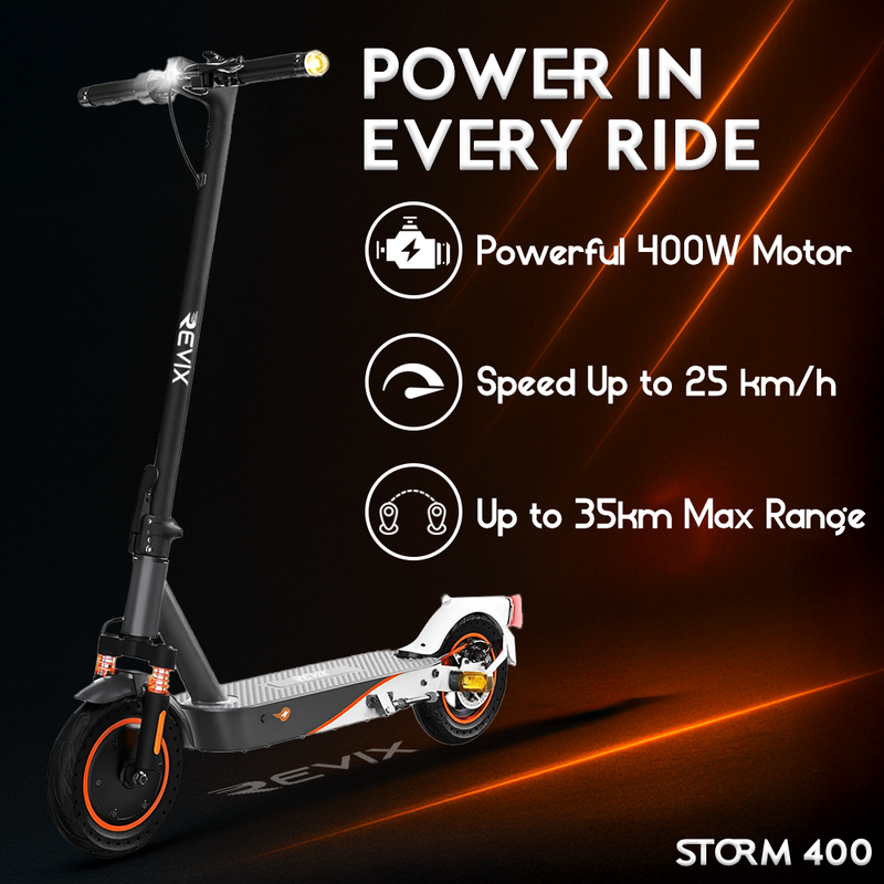 Revix S400 Electric Scooter For Adults | Foldable & App Enabled