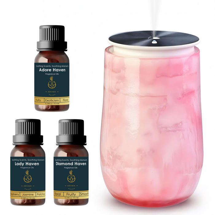 S5 Waterless Essential Oil Diffuser – Rechargeable Aromatherapy for Home, Office & Travel