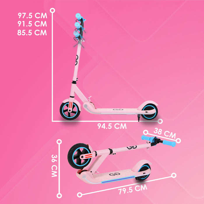 Ideal Gift for Children - Pink X1 Electric Scooter