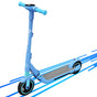 Evercross Kids Electric Scooter Blue – White Background UK