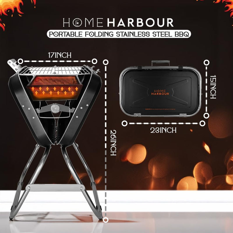 Home Harbour Adventure Portable Stainless Steel Set