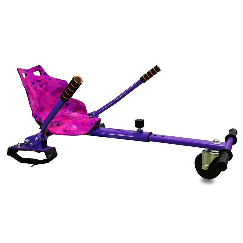 Camo Purple Hoverkart | For Hoverboards | UK-R1