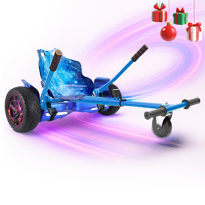 UL Certified Revix RX1 Chrome Blue Off-Road 8.5" Hoverkart