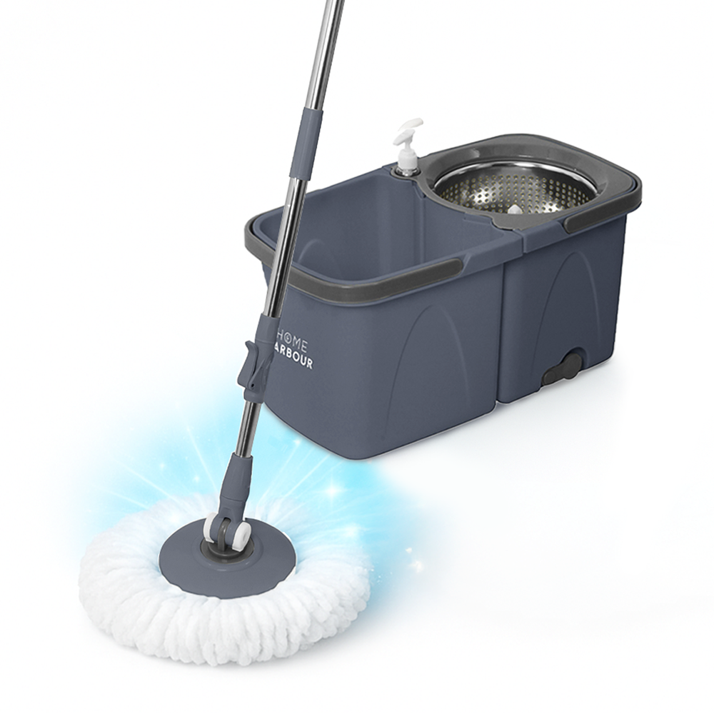 Home Harbour Turbo Spin Mop & Bucket – Hygienic 360° Clean — hcsgadgets.com