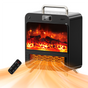 Home Harbour Electric Fireplace Heater – Freestanding 1500W – UK