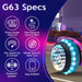 HoverBoard with Double 250W motors, speeds up to 9.9 mph, and a range of 6-8 km on 6.5” solid tires, perfect for UK commuting or fun
